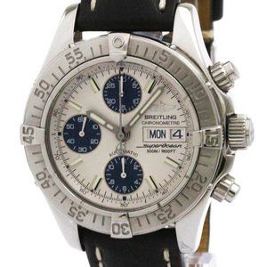 BREITLING Chrono Super Ocean Steel Automatic Mens Watch A13340 Polished